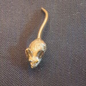Vintage Little Nemo Gold Mouse / Mice Brooch (2)
